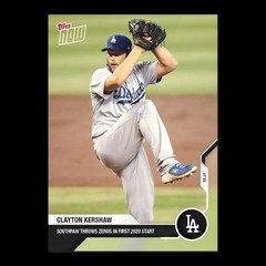 Clayton Kershaw – 2020 MLB Topps Now Card 46 – Print Run: 370