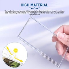 10-50Pcs Card Holder For Baseball Trading Sports Cards 35PT Hard Case Protector