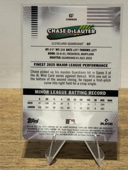 2026 Topps Finest #35 Chase DeLauter Common Rookie RC