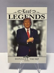 Donald Trump * 2022 LEAF “SPECIAL RELEASE” #LA-03 Legends MAGA Card