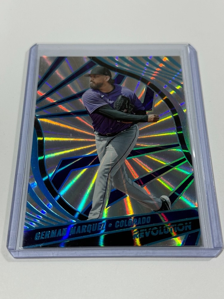 2022 Chronicles Revolution German Marquez 21 Sunburst /50 Rockies