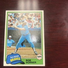 1981 Topps Atlanta Braves You Pick the Player/Card