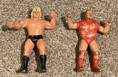 Collection of 17 Vintage 1980’s WWF Wrestling Action Figures Hulk Hogan Etc
