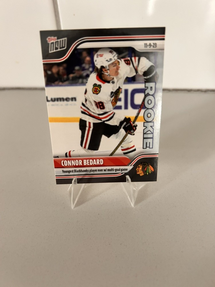 2023-24 Topps Now Connor Bedard #31 Compact NHL Sticker Rookie RC!