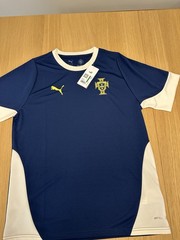 Men’s PUMA Portugal National Team Soccer Jersey Shirt Team Colors Blue White