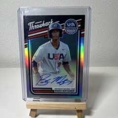 Panini 2026 Stars & Stripes Prizm Braden Montgomery TS-BM Auto /99 RC