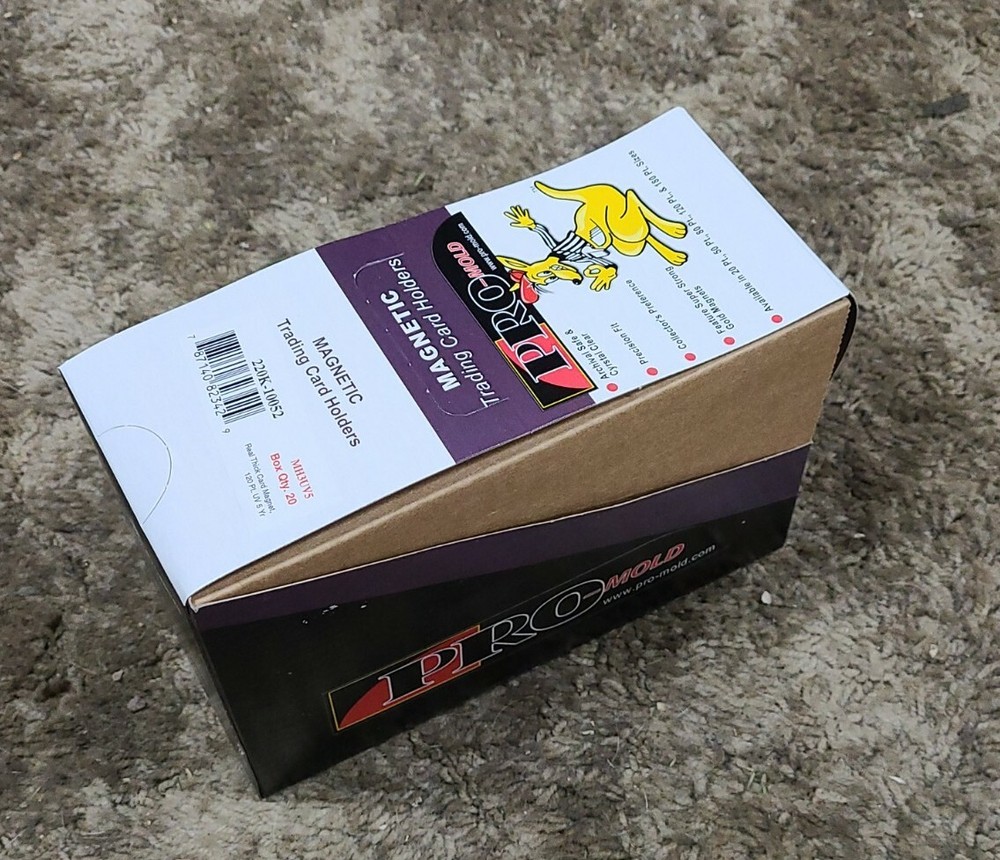 Box (20) Pro-Mold 120pt. Magnetic One Touch Card Holders USA MADE! BCW Ultra