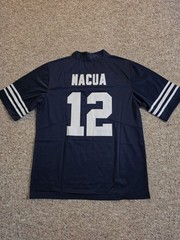 Puka Nacua BYU Dark Blue Jersey Sizes M-XXXL