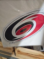 CAROLINA HURRICANES NHL HOCKEY MAGNET CAR OFFICE 12 Inch NEW