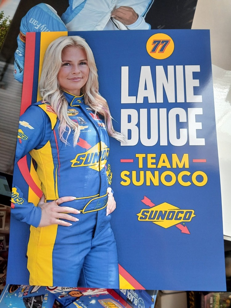 Lot Of 2 Lanie Buice 8.5×11 Glossy Photos 2026 Nascar Arca Menards Series