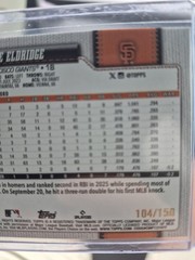 Bryce Eldridge 2026 Topps 75 Refractor /150 Card #406
