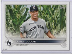 2022 Topps Oversized 5×7 AARON JUDGE Field of Dreams Photo Variation SP /49