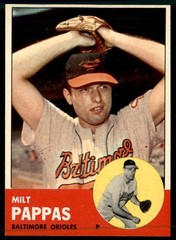 1963 Topps EXMT Milt Pappas #358