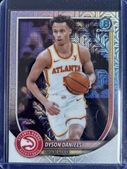 DYSON DANIELS #BCV-166 MOJO REFRACTOR 2025-26 Bowman ATLANTA HAWKS