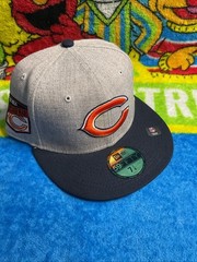 Chicago Bears New Era 7 1/8 Heather Side Patch 59FIFTY Fitted Hat Rally House