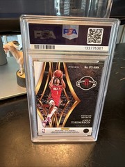 Panini Select 2024-25 Amen Thompson In Flight Signatures PURPLE Auto /75 PSA 9