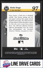 2023 Topps Black & White #97 Kodai Senga New York Mets Rookie
