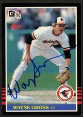 Wayne Gross #228 signed autograph auto 1985 Donruss Baseball Trading Card