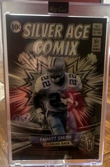 Wild Card 2026 Silver Age Comix Emmitt Smith Mammoth Card TRUE 1/1. JSACBK5-ES