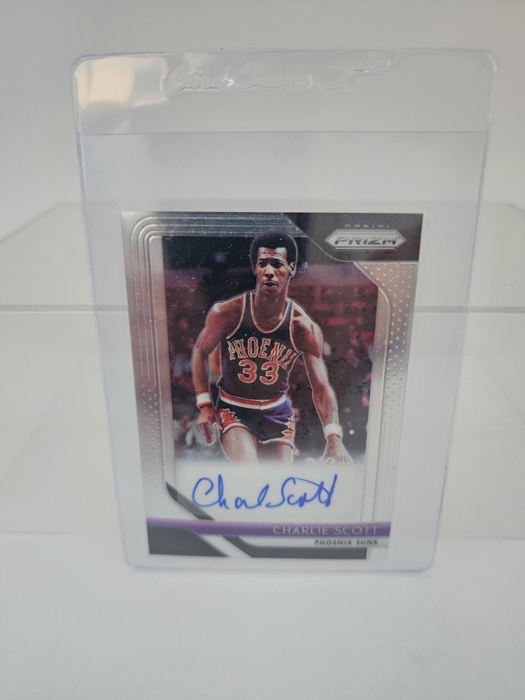 CHARLIE SCOTT – 2018-19 Prizm Signatures #S-CST Autograph Phoenix Suns HOF Auto