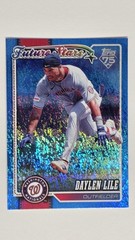 2026 Topps #549 Daylen Lile Blue Holo Foil #/150