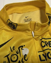 Nike Le Tour de France USPS Cycling Jersey Yellow Men’s XL Vintage Y2K