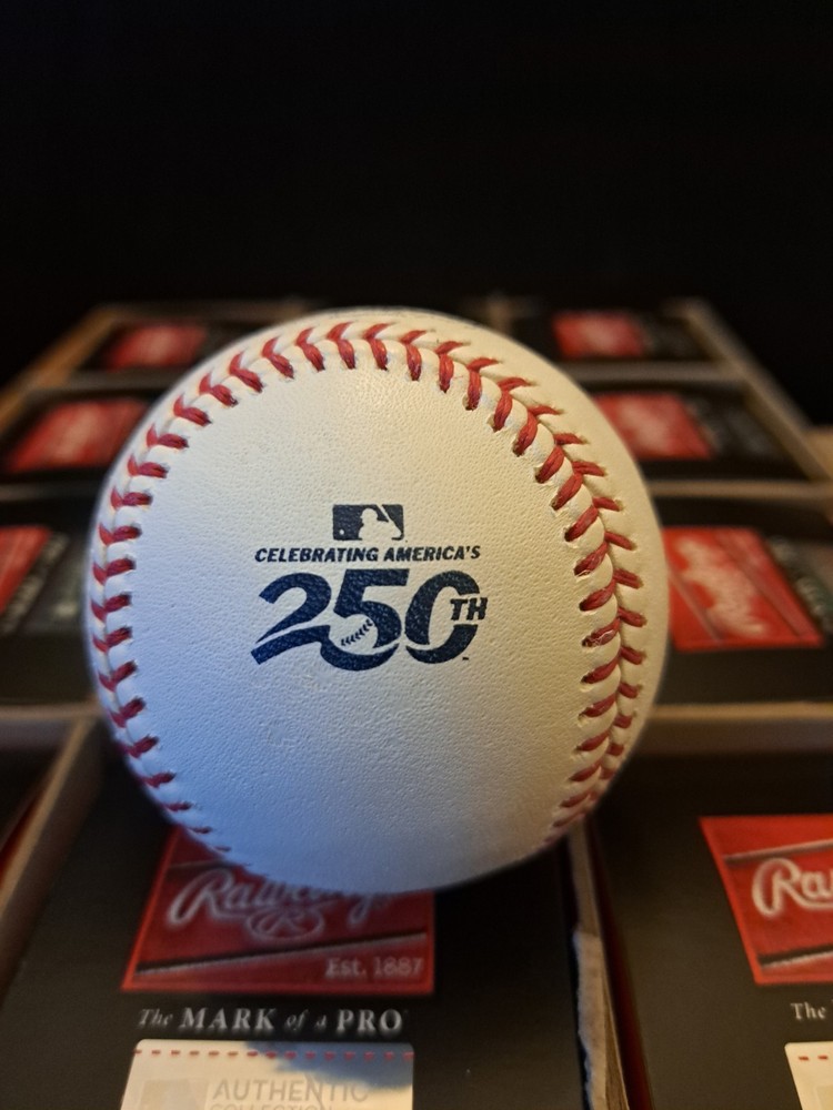 JULY 4TH CELEBRATING AMERICA’S 250TH RAWLINGS OFFICIAL MLB – IN HAND – RARE!