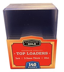 50 CBG Brand 3.5mm Jersey Toploaders Memorabilia Relic Topload Card Holder 140pt