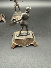 4-1980 Moscow Olympic Sports Metal Die Cast Bronze Vintage Pencil Sharpeners