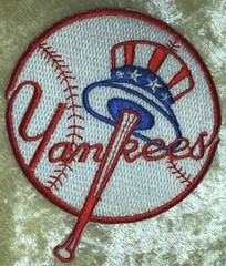 New York NY Yankees Baseball BIG 5.5″ Iron On Embroidered Patch~FREE Tracking!