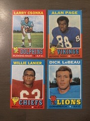 1971 TOPPS FOOTBALL- YOU PICK #1 -200 COMPLETE YOUR SET FREE SHIPPING