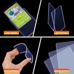 400Pcs Loaders for Cards 200Pcs Hard Plastic Card Holders & 200Pcs Penny Card…
