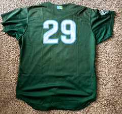 2021 Daytona Tortugas #29 GU Bryce Bonnin,Tyler Garbee,R.Reyes Alt Jersey W/COA