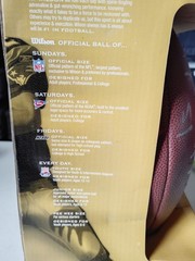 Signed Autographed NFL Wilson Football