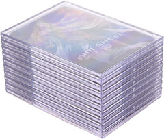 Cards Sleeves Top Loaders 10 Hard Acrylic Card Protector Clear Card Brick + 2