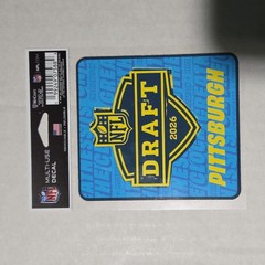 2026 NFL Draft Pittsburgh Decal Collection ( 4)