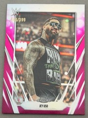 2026 Topps Chrome WWE ~ Magenta Refractor ~ JEY USO ~ #83 ~ 346/399