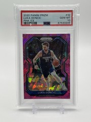 2020-21 Panini Prizm Luka Doncic #32 Pink Ice Prizm PSA 10 All NBA