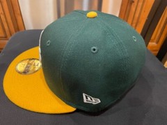 New OAKLAND A’s 59Fifty Home Green Authentic MLB Official On Field Men’s Custom