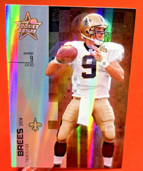 2007 Leaf Rookies & Stars Longevity Drew Brees Silver Holo Foil #32 N/M #d/99
