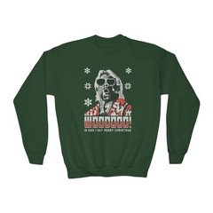 Ric Flair Green Ugly Christmas Kids Youth Sweater Sweatshirt