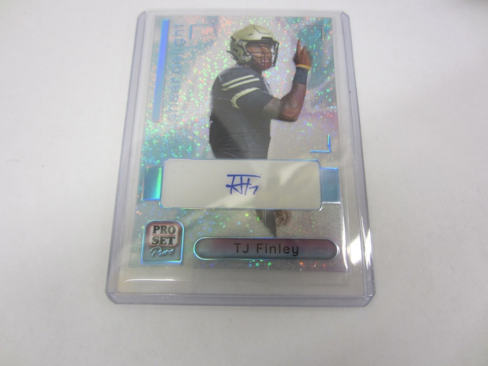 2023 Leaf Pro Set Pure Sheer Delight TJ FINLEY Auto Blue 2/2 Autograph SD-TJF