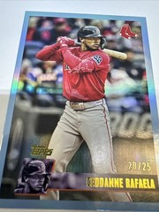 Ceddanne Rafaela 2025 Topps Archives 1996 Blue Foilboard /25 #165 Boston Red Sox