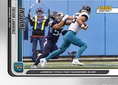2022 Panini Instant NFL #141 Trevor Lawrence Four TD in Win Jaguars