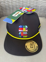 Official FIFA World Cup 2026 Hat Black Neon Rope Performance Cap NWT