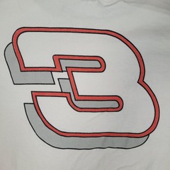 Vintage Dale Earnhardt Shirt Mens XL White NASCAR GM Goodwrench Service 3 RCR