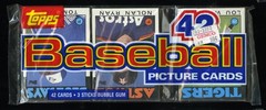 1986 Topps Baseball Unopened Rack Pack – Nolan Ryan Front *Y3154