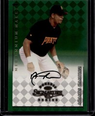 1998 Donruss #NNO Aramis Ramirez Signature Series Millennium Marks Auto #/1100