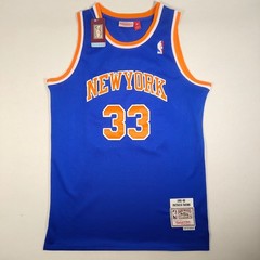Patrick Ewing #33 Sewn Jersey, 1991-92 Season, Retro Blue. Free Shipping