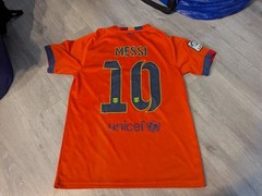 FC Barcelona Lionel Messi Soccer Futbol Jersey Adult Small